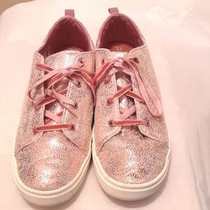 Toms glittery pink sneakers